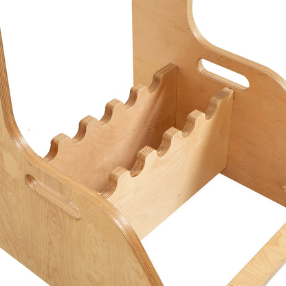 Plywood photo studio rental warehouse storage rack for C-Stands