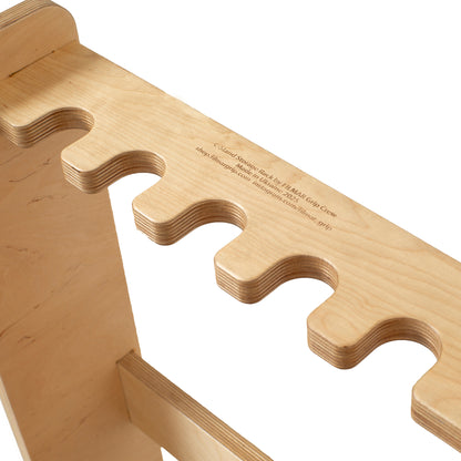 Plywood photo studio rental warehouse storage rack for C-Stands