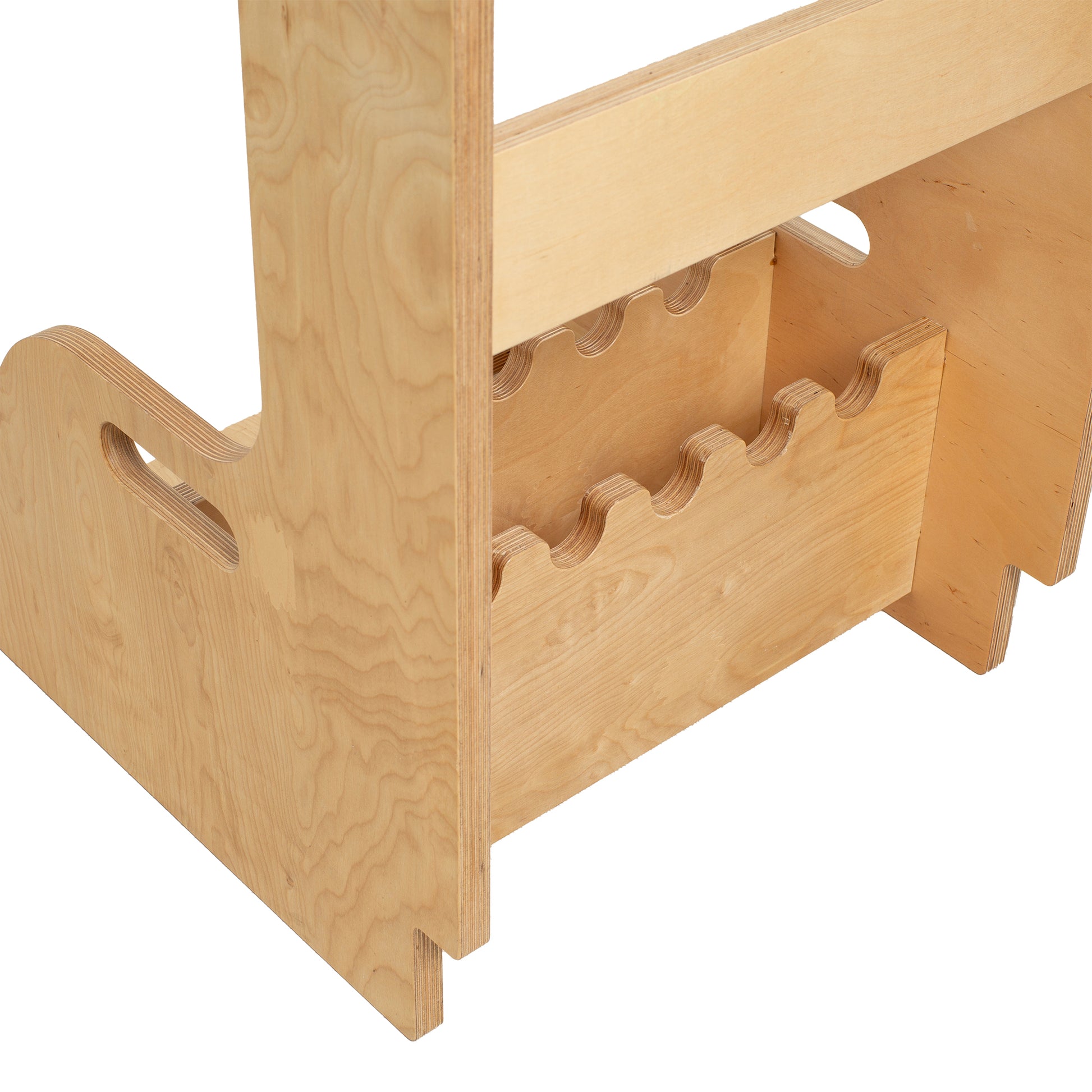 Plywood photo studio rental warehouse storage rack for C-Stands